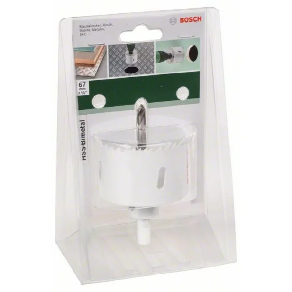 Биметаллическая коронка HSS 67 мм Bosch 2609255614 — изображение 2