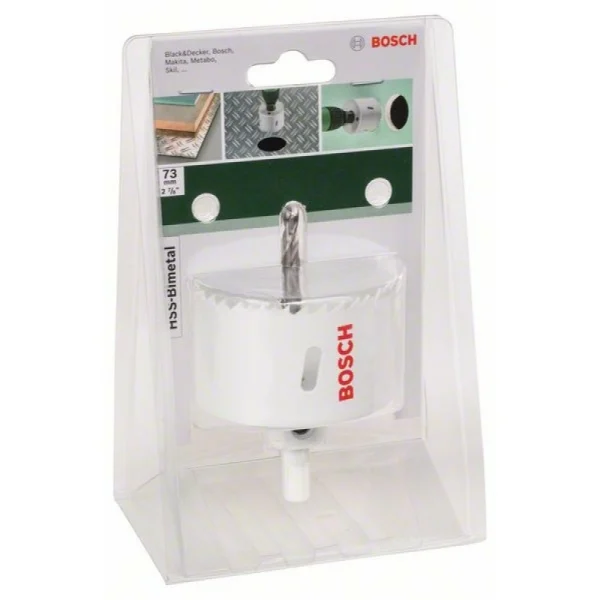 Биметаллическая коронка HSS 73 мм Bosch 2609255616 — изображение 2
