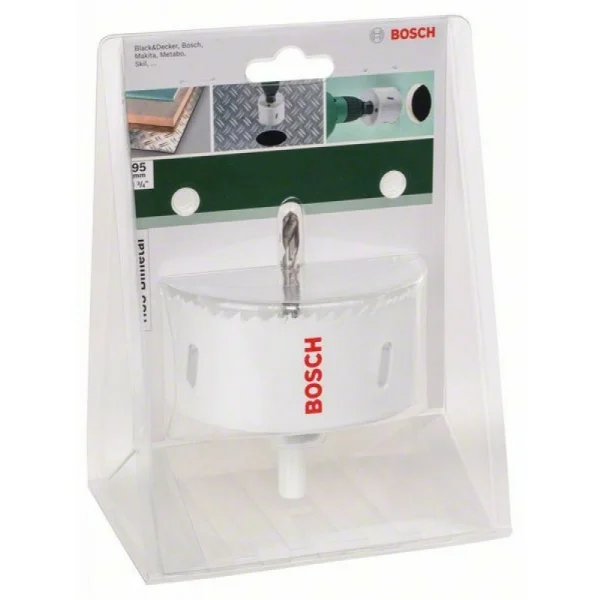 Биметаллическая коронка HSS 95 мм Bosch 2609255619 — изображение 2