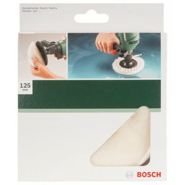 Шерстяной колпак для дрели, на зажимах Bosch 2609256290 — изображение 2