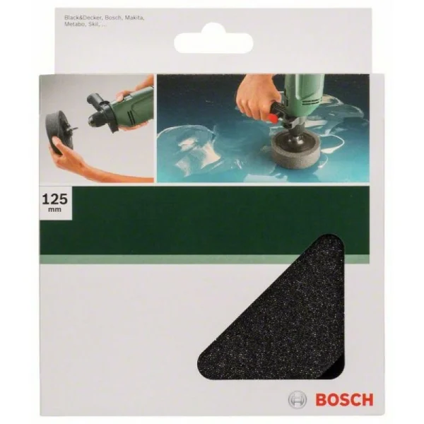 Полировальная губка для дрели, 125 мм На зажимах Bosch 2609256291 — изображение 2