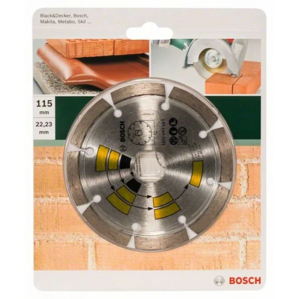 Алмазный диск Universal 115x22,23x1,7x7,0 мм Bosch 2609256400 — изображение 2