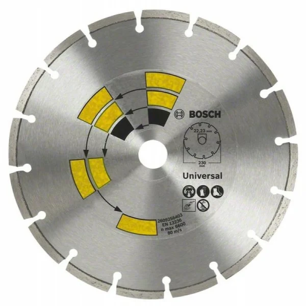 Алмазный диск Universal 115x22,23x1,7x7,0 мм Bosch 2609256400