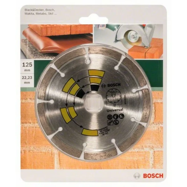 Алмазный диск Universal 125x22,23x1,7x7,0 мм Bosch 2609256401 — изображение 2