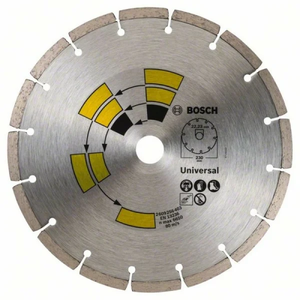 Алмазный диск Universal 230x22,23x2,4x7,0 мм Bosch 2609256403