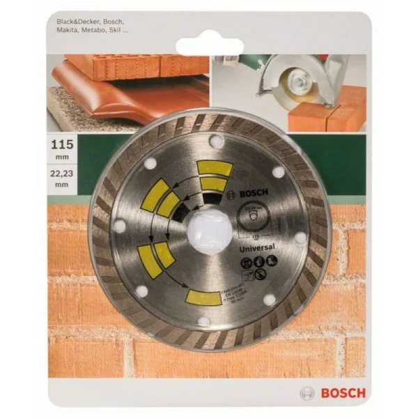 Алмазный диск Universal Turbo 115x22,23x2,0x8,0 мм Bosch 2609256407 — изображение 2