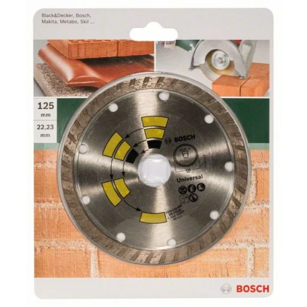 Алмазный диск Universal Turbo 125x22,23x2,0x8,0 мм Bosch 2609256408 — изображение 2