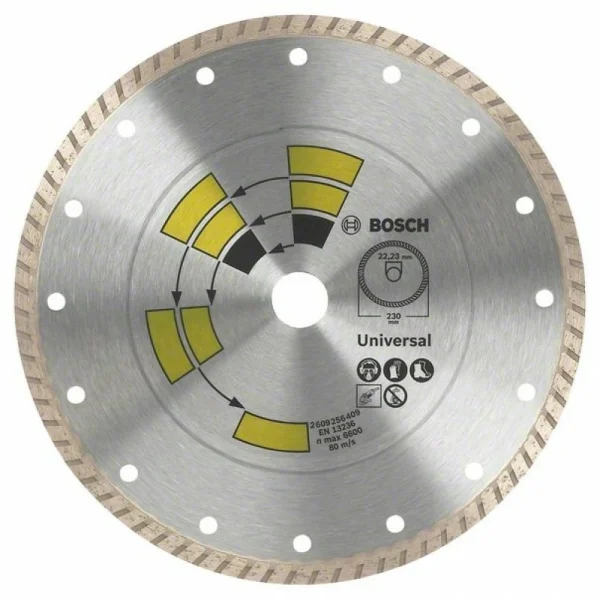 Алмазный диск Universal Turbo 125x22,23x2,0x8,0 мм Bosch 2609256408