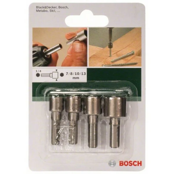 Набор торцовых ключей 36; 36; 38; 38 мм Bosch 2609255904 — изображение 2