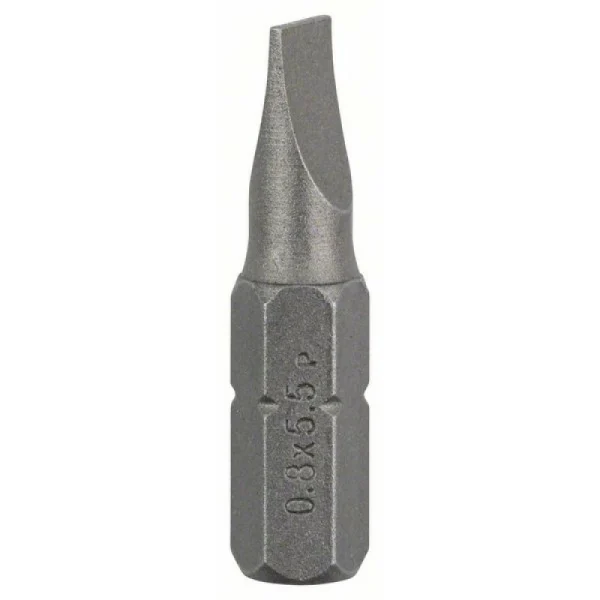 Насадка-бита Standard для шурупов с прямым шлицем (S) 0,8x5,5, 25 мм Bosch 2609255909