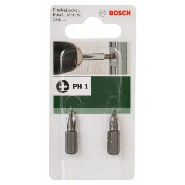 Бита Standard PH PH 1, 25 мм Bosch 2609255913 — изображение 3