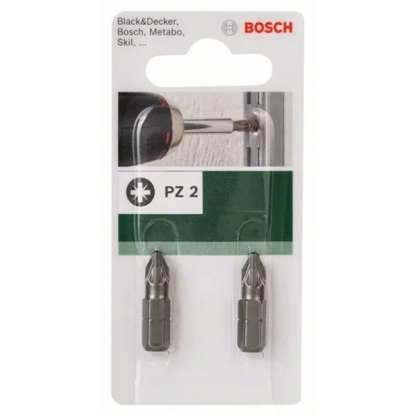 Бита Standard PZ PZ 2, 25 мм Bosch 2609255923 — изображение 3