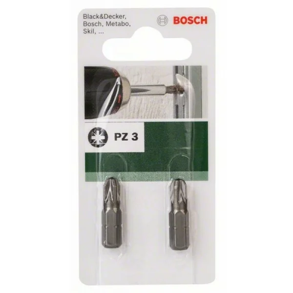 Бита Standard PZ PZ 3, 25 мм Bosch 2609255924 — изображение 3