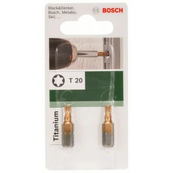 Бита Titanium T T 20, 25 мм Bosch 2609255942 — изображение 3