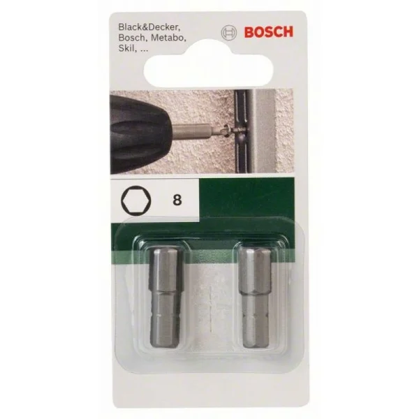Бита Standard HEX HEX 8, 25 мм Bosch 2609255953 — изображение 3
