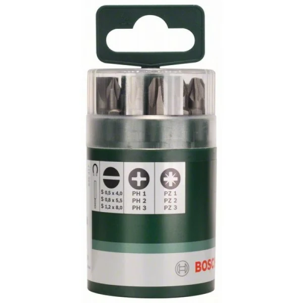 Набор из 10 насадок-бит Standard, смешанный (S, PH, PZ) Bosch 2609255975 — изображение 4