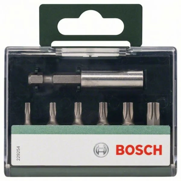 Набор из 7 насадок-бит Standard для шурупов с внутренним шлицем Torx (T) 25 мм Bosch 2609255980 — изображение 3