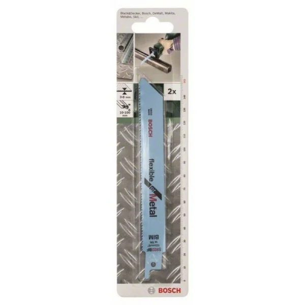 Биметаллическое пильное полотно S 922 BF Flexible for Metal Bosch 2609256705 — изображение 2