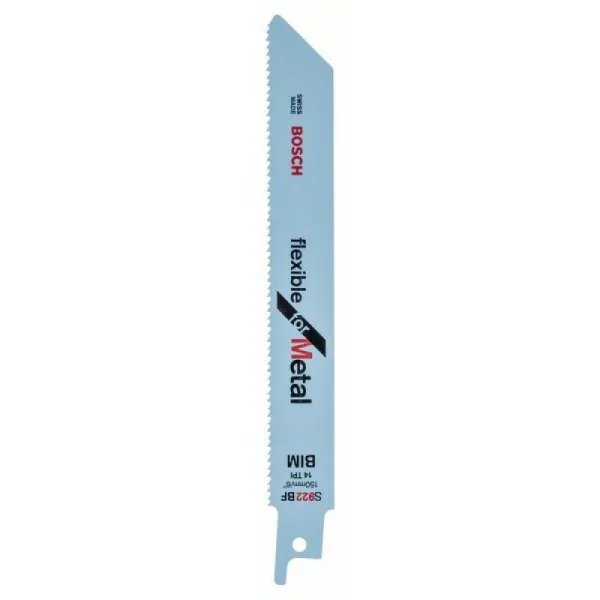 Биметаллическое пильное полотно S 922 BF Flexible for Metal Bosch 2609256705