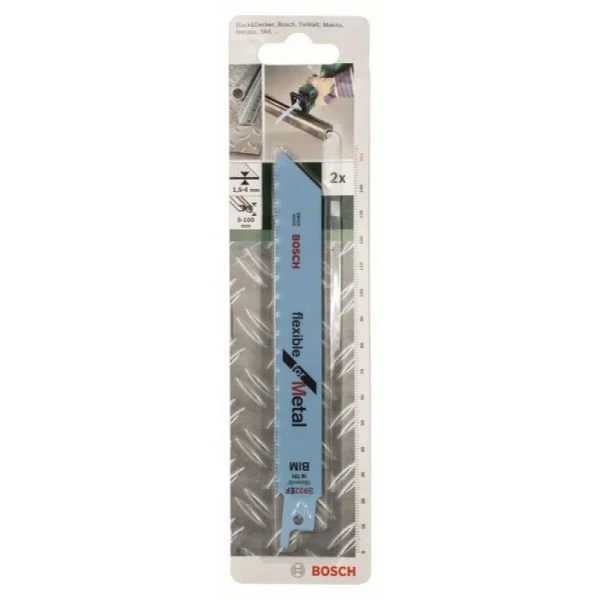 Биметаллическое пильное полотно S 922 EF Flexible for Metal Bosch 2609256706 — изображение 2