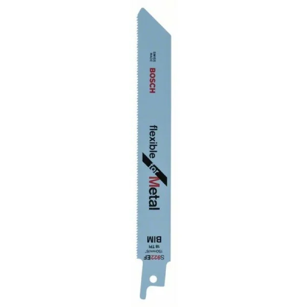 Биметаллическое пильное полотно S 922 EF Flexible for Metal Bosch 2609256706