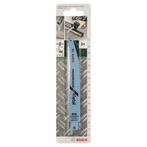 Биметаллическое пильное полотно S 123 XF Progressor for Metal Bosch 2609256710 — изображение 2