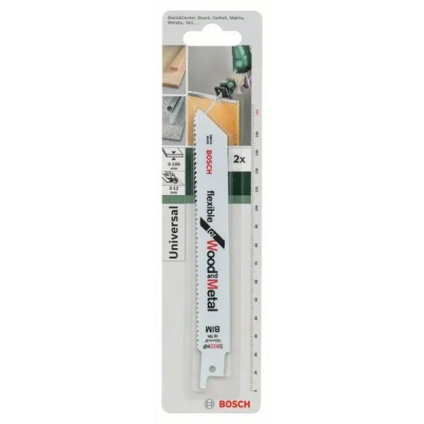 Биметаллическое пильное полотно S 922 HF Flexible for Wood and Metal Bosch 2609256711 — изображение 2