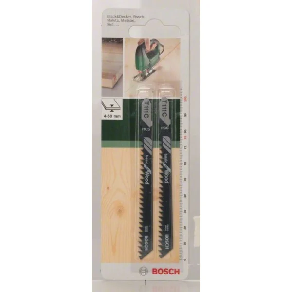 Пильное полотно HCS, T 111 C Basic for Wood Bosch 2609256716 — изображение 2