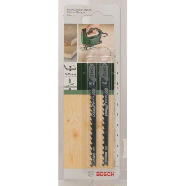Пильное полотно HCS, T 244 D Speed for Wood Bosch 2609256719 — изображение 2