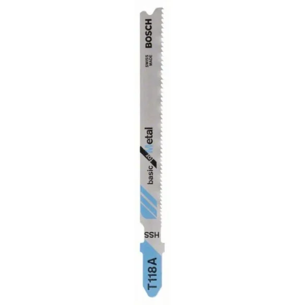 Пильное полотно HSS, T 118 A Basic for Metal Bosch 2609256729