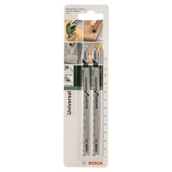 Пильное полотно BIM, T 345 XF Progressor for Wood and Metal Bosch 2609256737 — изображение 2