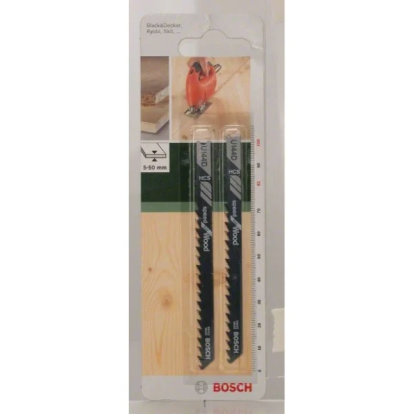 Пильное полотно HCS, U 144 D Speed for Wood Bosch 2609256758 — изображение 2