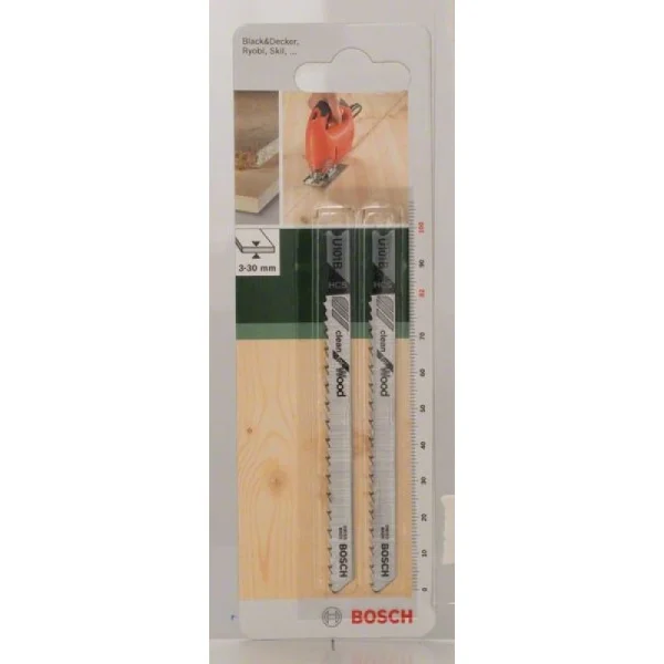 Пильное полотно HCS, U 101 B Clean for Wood Bosch 2609256759 — изображение 2