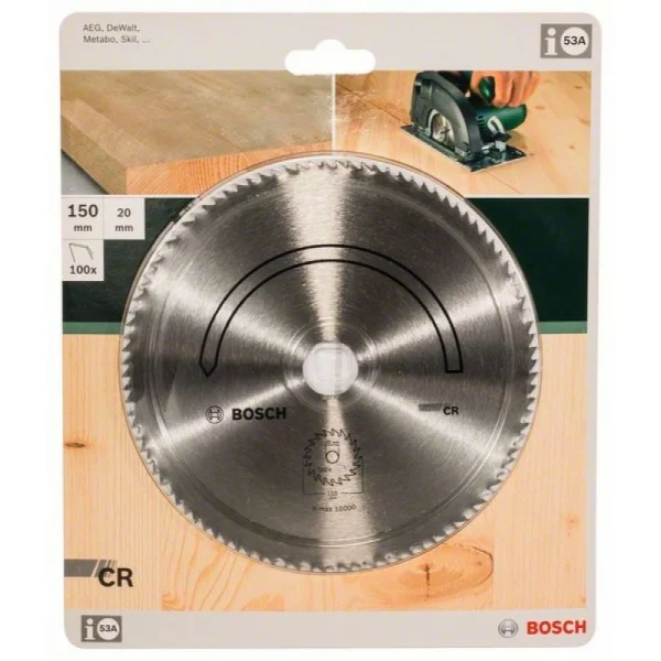 Пильный диск CR 150x20x2 мм, 100 Bosch 2609256825 — изображение 2
