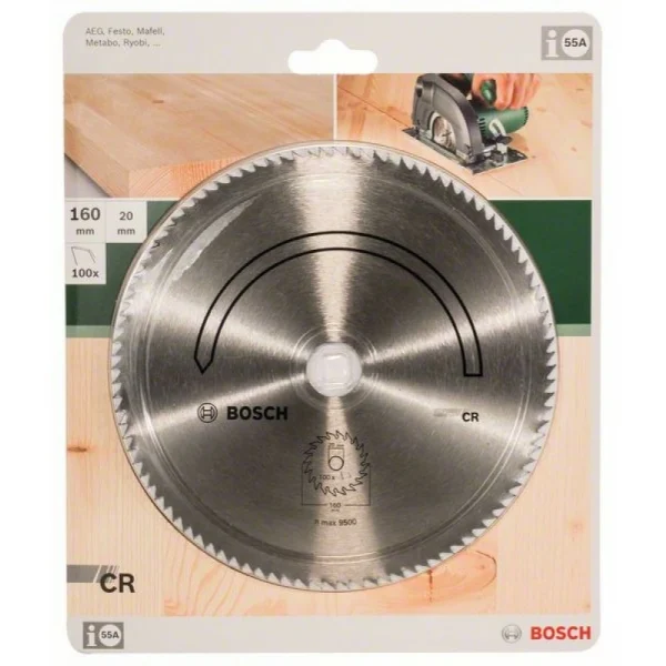 Пильный диск CR 160x20x2 мм, 100 Bosch 2609256827 — изображение 2