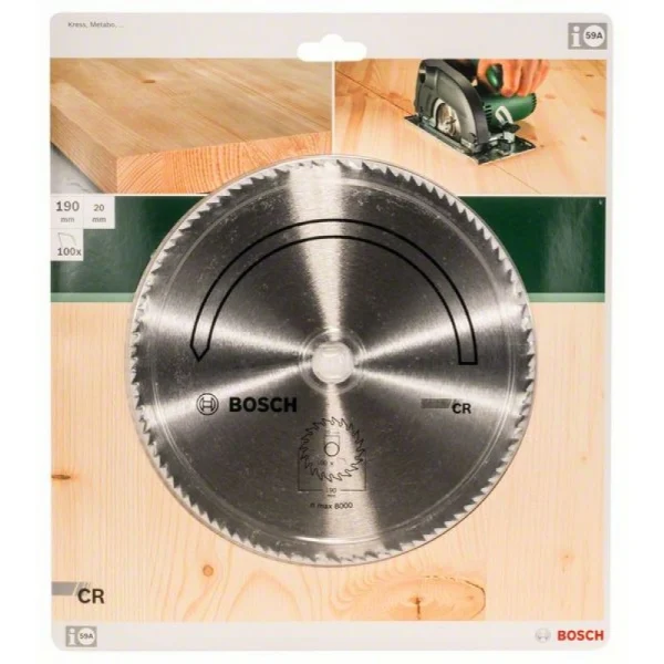 Пильный диск CR 190x20x2 мм, 100 Bosch 2609256831 — изображение 2