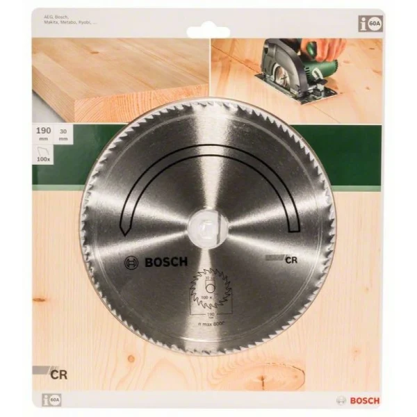 Пильный диск CR 190x30x2 мм, 100 Bosch 2609256832 — изображение 2