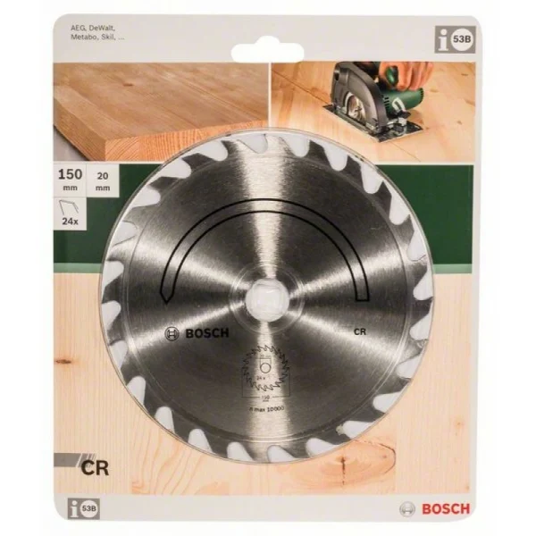 Пильный диск CR 150x20x2 мм, 24 Bosch 2609256837 — изображение 2