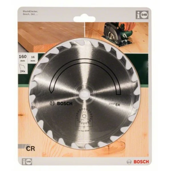 Пильный диск CR 160x16x2 мм, 24 Bosch 2609256838 — изображение 2