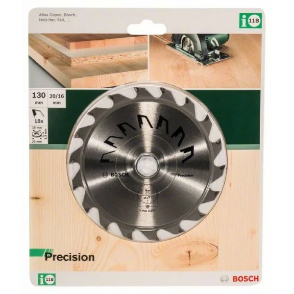 Пильный диск PRECISION 130x20x2,5 мм, 18 Bosch 2609256846 — изображение 2