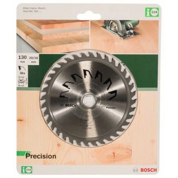 Пильный диск PRECISION 130x20x2,5 мм, 34 Bosch 2609256847 — изображение 2