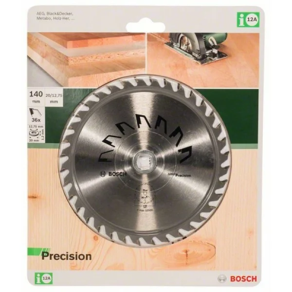Пильный диск PRECISION 140x20x2,5 мм, 36 Bosch 2609256850 — изображение 2