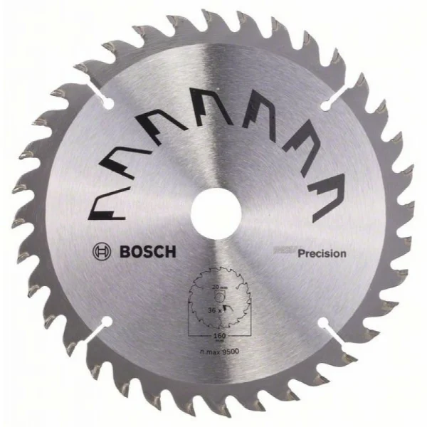 Пильный диск PRECISION 160x20x2,5 мм, 36 Bosch 2609256856