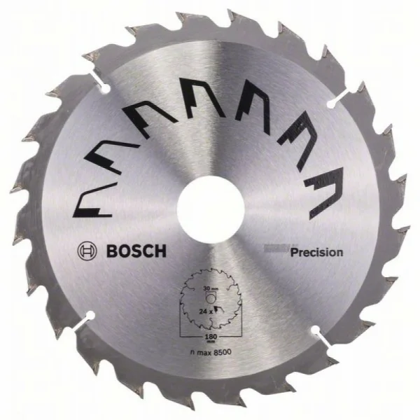 Пильный диск PRECISION 180x30x2,5 мм, 24 Bosch 2609256860
