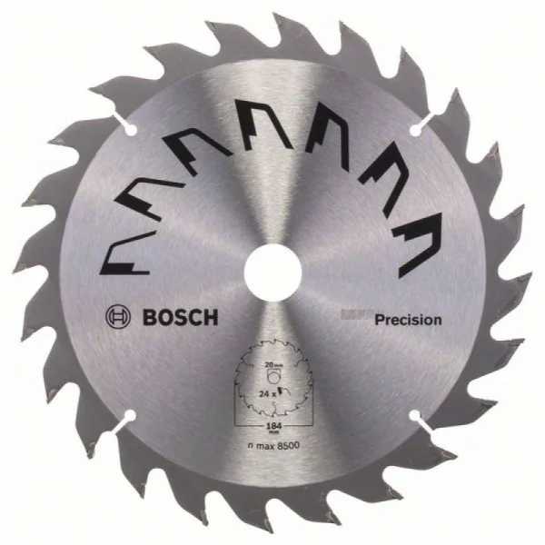 Пильный диск PRECISION 184x16x2,5 мм, 24 Bosch 2609256863