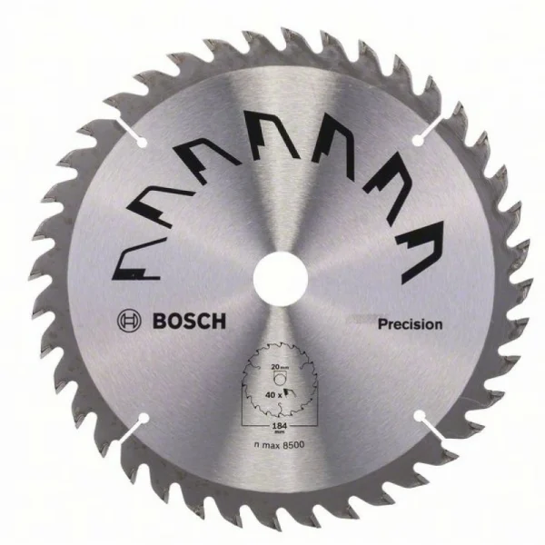Пильный диск PRECISION 184x16x2,5 мм, 40 Bosch 2609256864