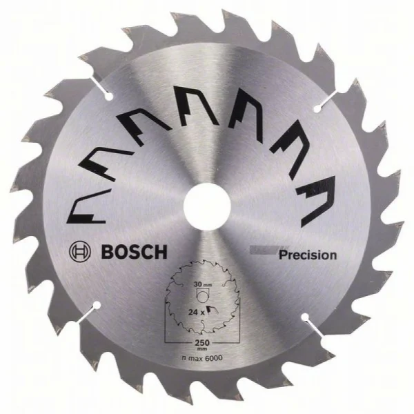 Пильный диск PRECISION 250x30x3,2 мм, 24 Bosch 2609256878