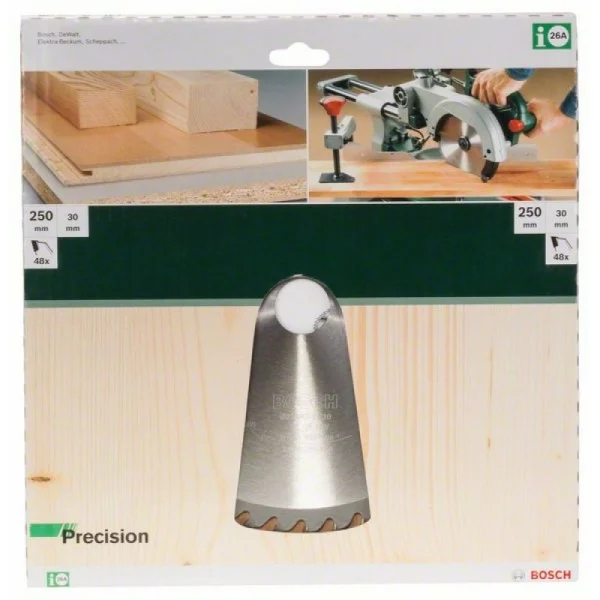 Пильный диск PRECISION 250x30x3,2 мм, 48 Bosch 2609256879 — изображение 2