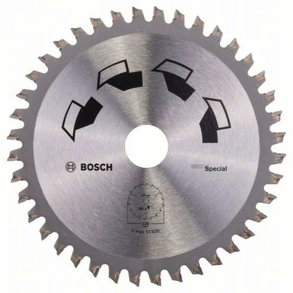 Пильный диск SPECIAL 130x20x2,2 мм, 40 Bosch 2609256884