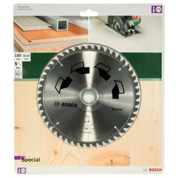 Пильный диск SPECIAL 180x30x2,5 мм, 48 Bosch 2609256889 — изображение 2